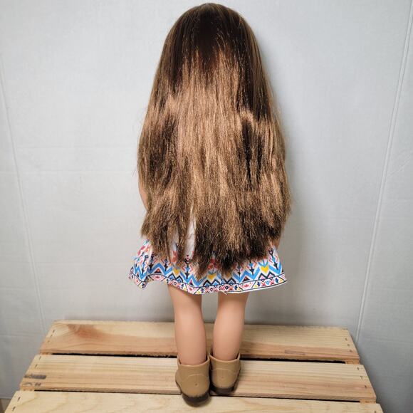 Our Generation 18" Doll "Cowboy Summer" +Lucky Horseshoe Necklace + Extra Outfit - Picture 4 of 7